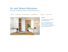 Tablet Screenshot of dr-zehetmaier.de